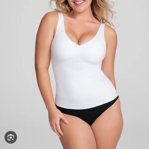 NWOT Honey love liftwear tank top shaperwear wireless Comfortable women L white.